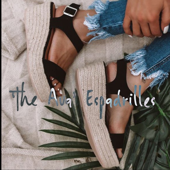 Shoes - ‘The Ava’ Espadrilles In Black Shoes - ‘The Ava’ Espadrilles In Black